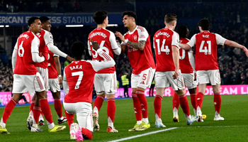 Arsenal chạm mốc 100 bàn trên mọi đấu trường mùa 2025/26